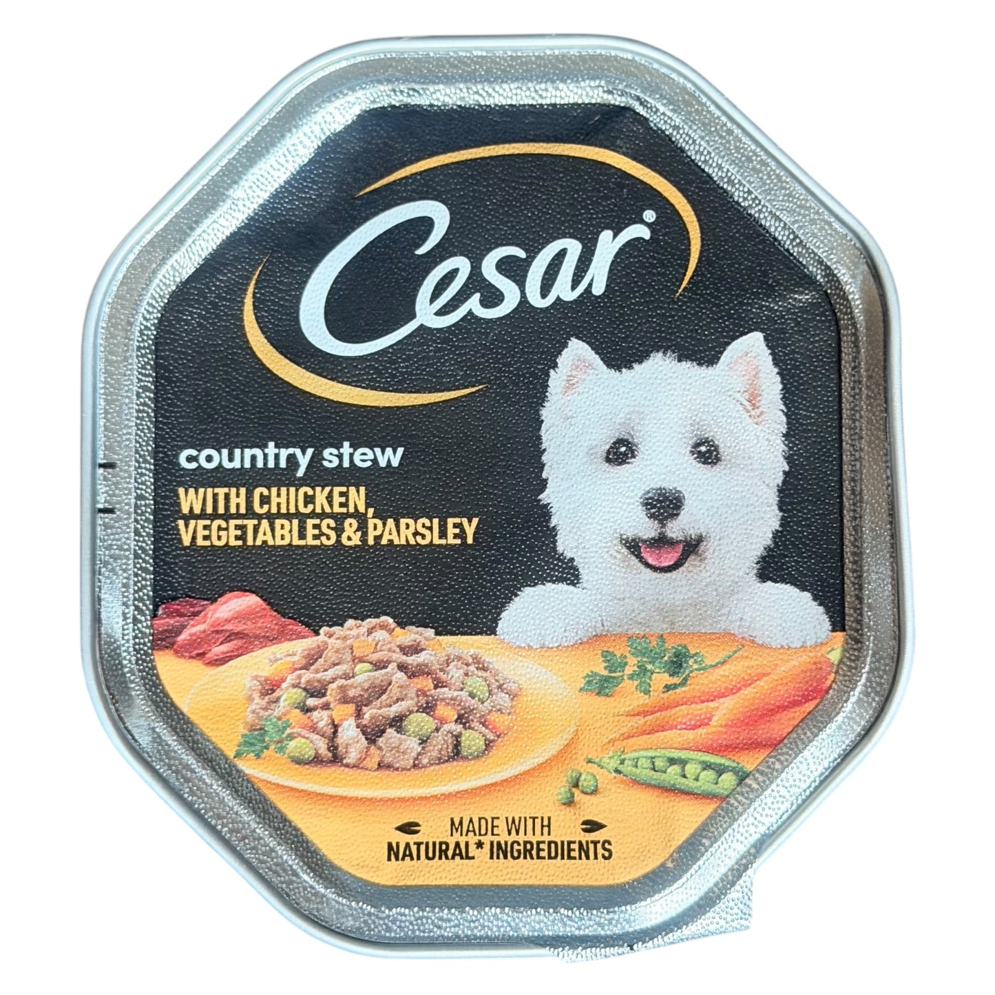 CESAR Country Stew Adult Wet Dog Food With Chicken Vegetables And Parsley Tray in Gravy 150g