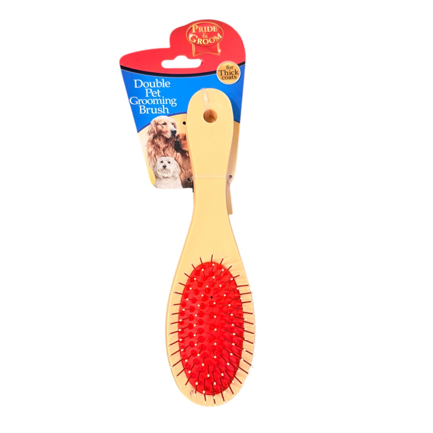 Pride And Groom Double Pet Grooming Brush