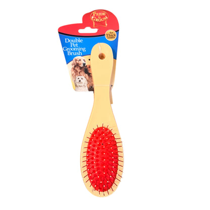 Pride And Groom Double Pet Grooming Brush