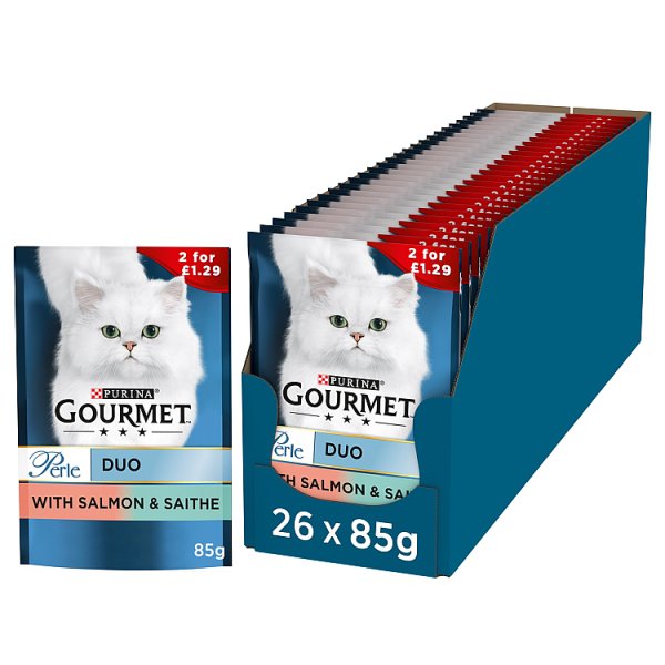 GOURMET Perle Mini Fillets Wet Cat Food In Gravy