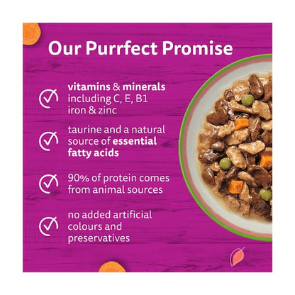 WHISKAS TASTY MIX Chefs Choice Wet Cat Food Pouches in Gravy