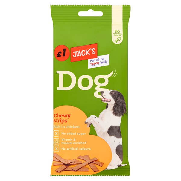 Jacks Dog Chewy Strips