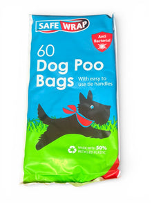 Safe Wrap 60 Dog Poo Bags