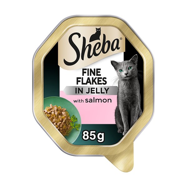 SHEBA Fine Flakes Adult Wet Cat Food with Salmon Jelly
