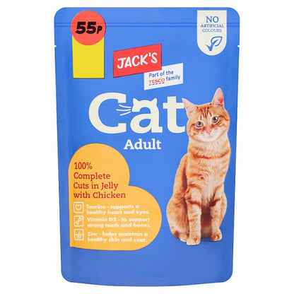 Jacks Cat Adult 100% Complete Cuts in Jelly