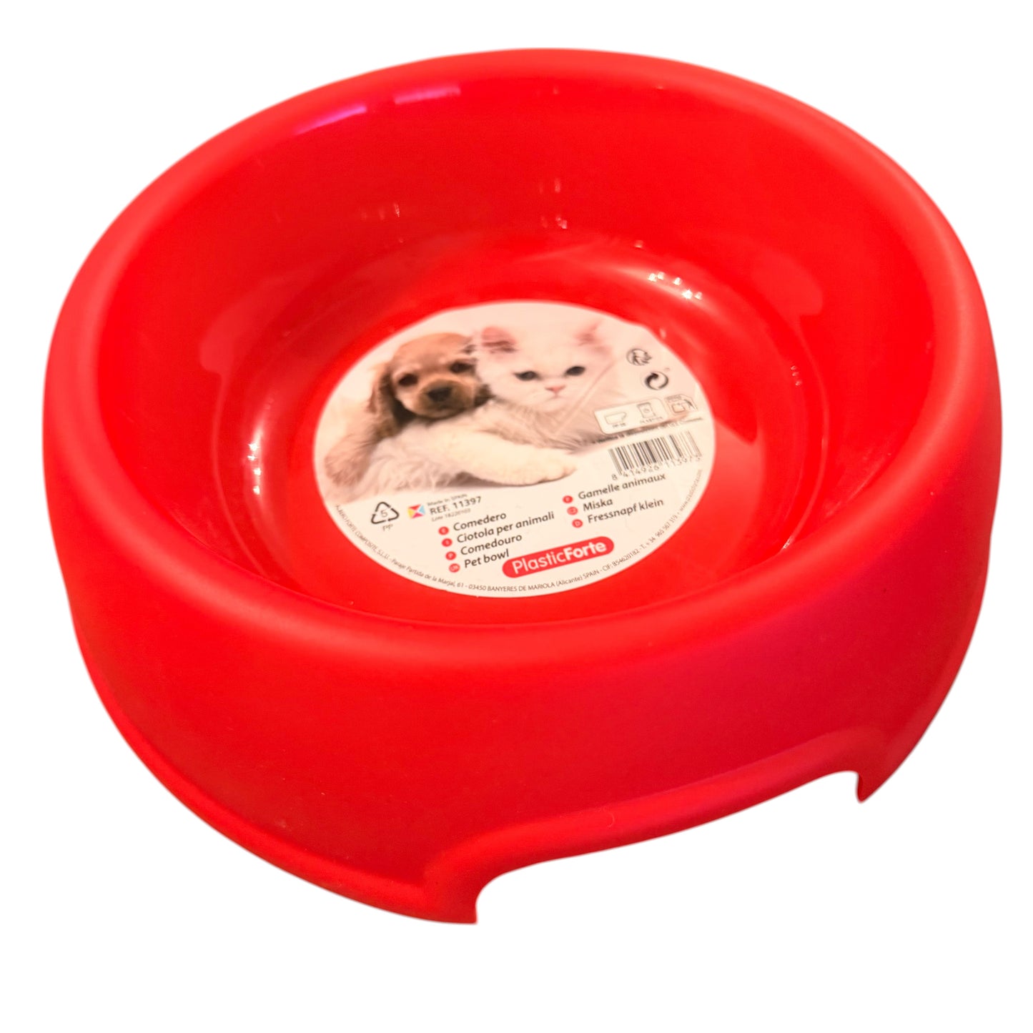 Plasticforte Round Pet Bowl 23cm