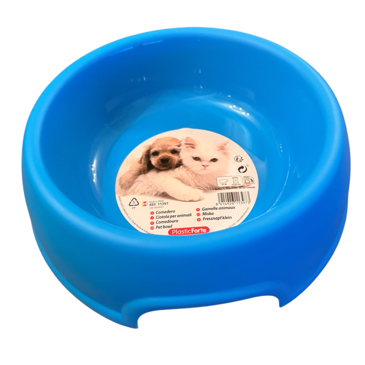 Plasticforte Round Pet Bowl 23cm