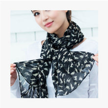 160 40cm Black Kitten Cats Fashion Scarf