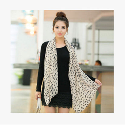 160 40cm Black Kitten Cats Fashion Scarf