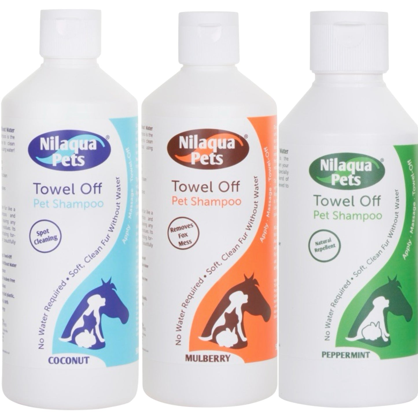 Nilaqua Towel Off Pet Shampoo 500ml