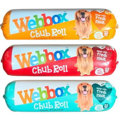 Webbox Assorted  Chub Roll Dog Food