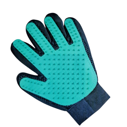 Green Pet Dog Cat Grooming Glove Deshedding Brush Fur Remover Mitt Left Right Hand