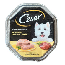 CESAR Classics Terrine Dog Food With Tender Chicken And Turkey Tray in Jelly 150g