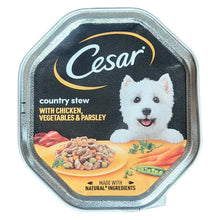 CESAR Country Stew Adult Wet Dog Food With Chicken Vegetables And Parsley Tray in Gravy 150g