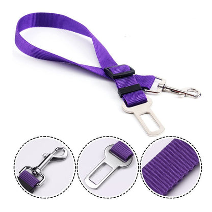 Pet Dog Car Seat Belt Adjustable Travel Safety Harnesses Lead Restraint Strap
