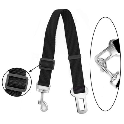 Pet Dog Car Seat Belt Adjustable Travel Safety Harnesses Lead Restraint Strap