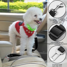 Pet Dog Car Seat Belt Adjustable Travel Safety Harnesses Lead Restraint Strap