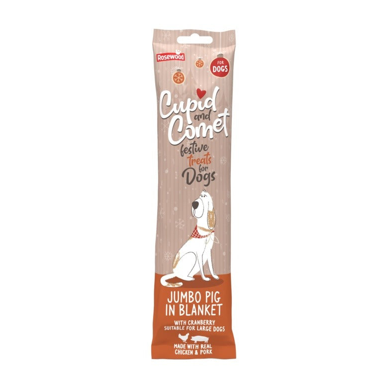 ROSEWOOD Jumbo Pig In Blanket Dog Treat 90g