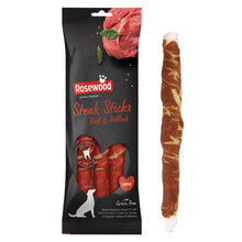 ROSEWOOD Steak Sticks Beef And Pollock Dog Treats Pack 3 Large 240g