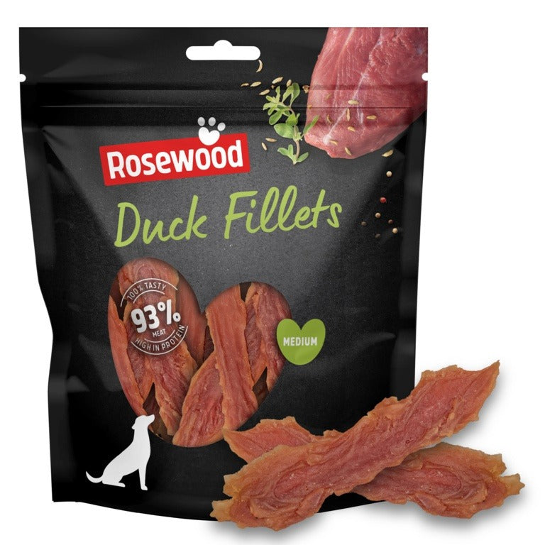 ROSEWOOD Duck Fillets Dog Treats 320g