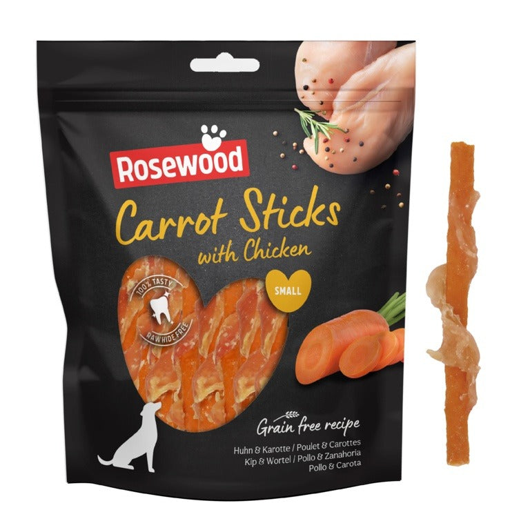 ROSEWOOD Carrot Sticks With Chicken Dog Treats