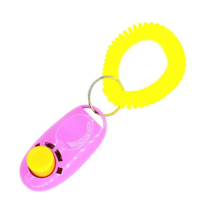 Dog Training Clicker Whistle with Wrist Strap Trainer for Dogs Cats