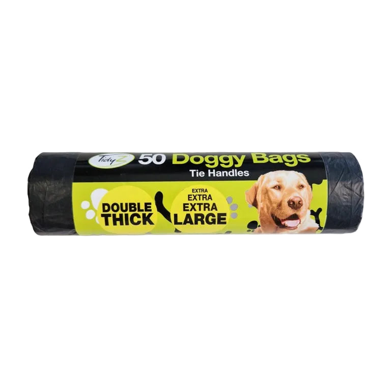 Tidyz Double Thick Doggy Bags Tie Handles