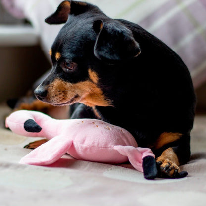 ROSEWOOD Eco Friendly Flamingo Dog Toy
