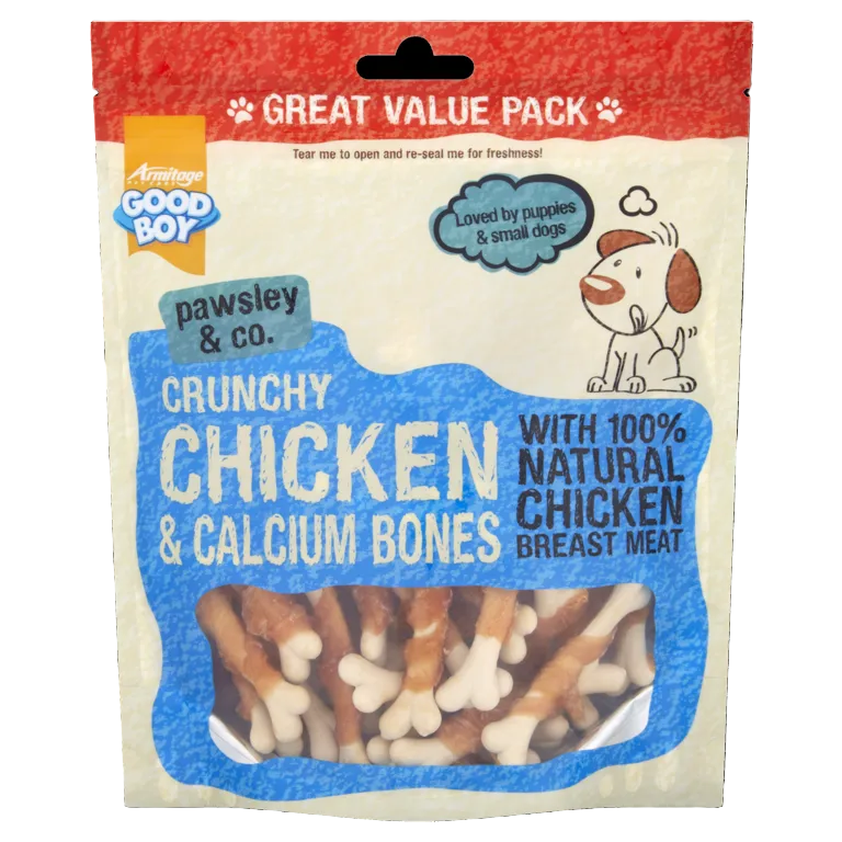Good Boy Crunchy Chicken And Calcium Bones 350g