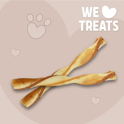 ROSEWOOD Twisters With Chicken Dog Treats Large 210g