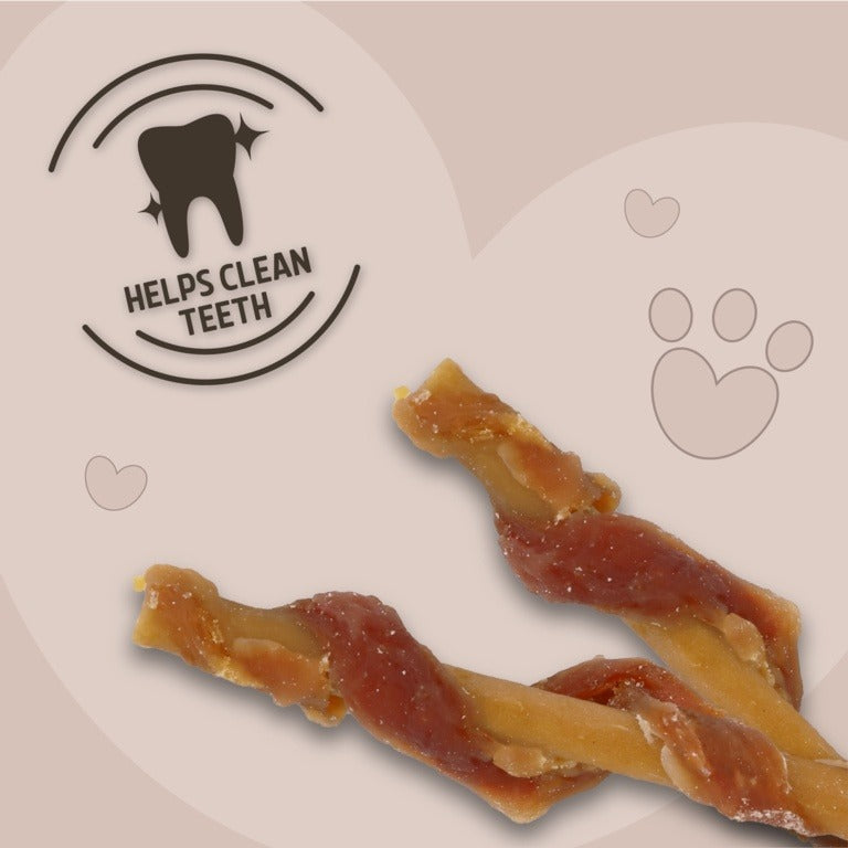 ROSEWOOD Sweet Potato Sticks With Duck Dog Treats