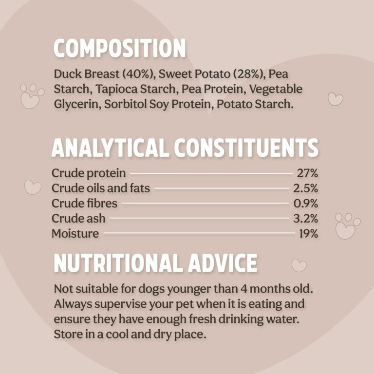 ROSEWOOD Sweet Potato Sticks With Duck Dog Treats
