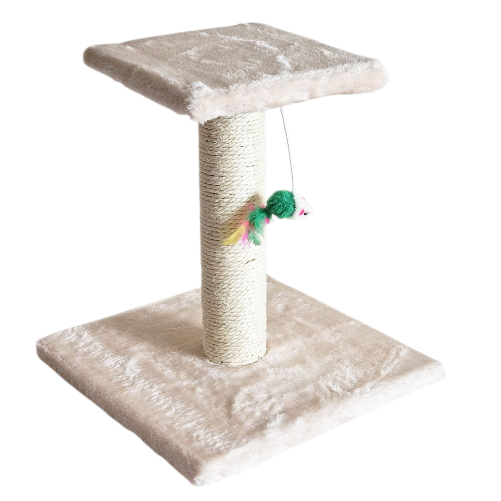 Cat Climbing Frame Scratching Post Hanging Ball Tower Activity Centre