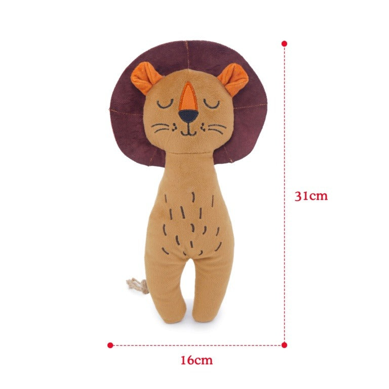 ROSEWOOD Eco Friendly Lion Dog Toy