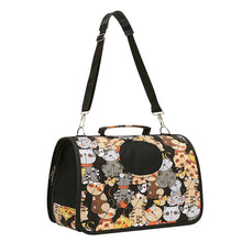 Cats Patterned Ventilated Pet Travel Bag Cat Carrier Soft Crate Puppies Small Dogs