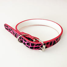 15mm Leopard Skin Pattern Adjustable Puppy Dog Kitten Cat Collar