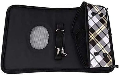 Scotland Cream Ventilated Pet Travel Bag Cat Carrier Soft Crate Puppies Small Dogs