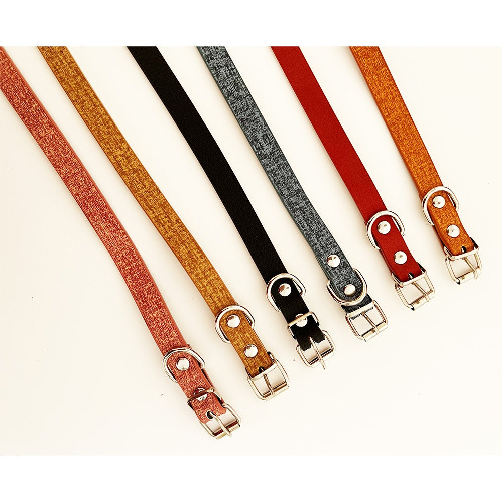 15mm Fabric Texture Pattern Adjustable Puppy Dog Kitten Cat Collar With Studded Paw