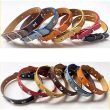 20mm Adjustable Puppy Dog Kitten Cat Large Pet Collar Bones Paws Studs