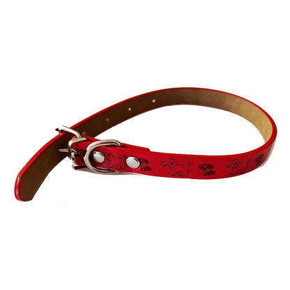20mm Puppies Pattern Adjustable Puppy Dog Kitten Cat Small Medium Large Pet Collar