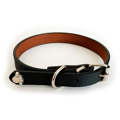 20mm Fabric Texture Pattern Adjustable Puppy Dog Kitten Cat Collar With Studded Paw