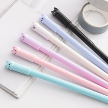 6pc Kitten Cats Ballpoint Gel Pens Cute Funky Kids Party Gift Bag Fillers