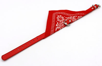 15mm Adjustable Puppy Dog Kitten Cat Strong Pet Collar With Scarf