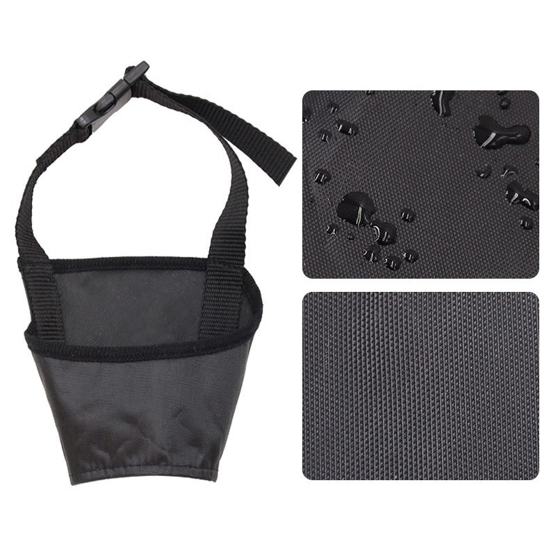 Black Adjustable Breathable Safety Dog Muzzles Anti-Biting Anti-Barking Anti-Chewing