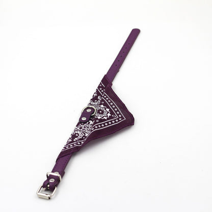 10mm Adjustable Puppy Dog Kitten Cat Strong Pet Collar With Scarf