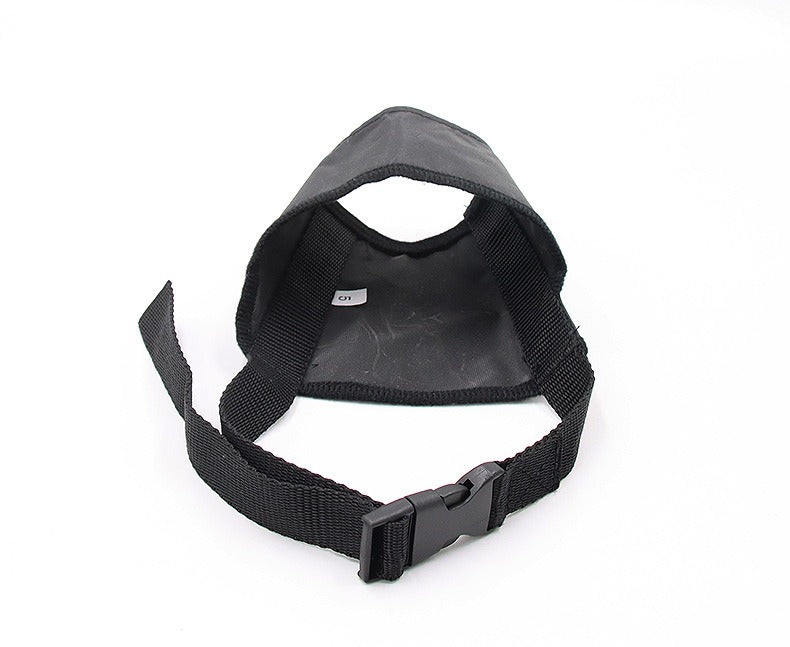 Black Adjustable Breathable Safety Dog Muzzles Anti-Biting Anti-Barking Anti-Chewing