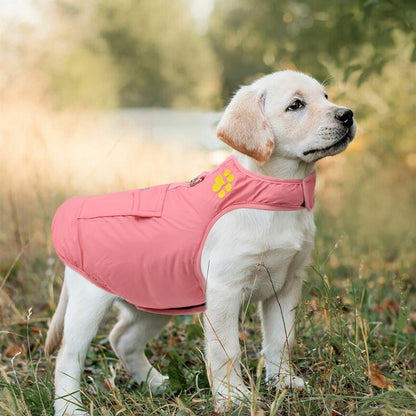 Warm Dog Rain Coats Jacket Outdoor Clothes Waterproof Winter Vest Puppy Coat