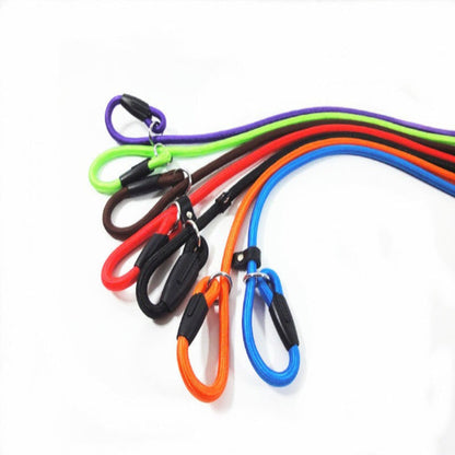 Dog Puppy Training Slip Rope Dog Lead 6mm Strong Nylon Training Walking Leash