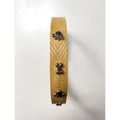 20mm Adjustable Puppy Dog Kitten Cat Large Pet Collar Bones Paws Studs