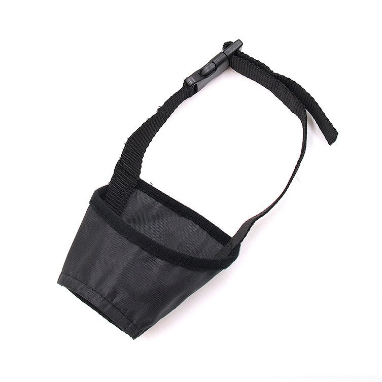 Black Adjustable Breathable Safety Dog Muzzles Anti-Biting Anti-Barking Anti-Chewing